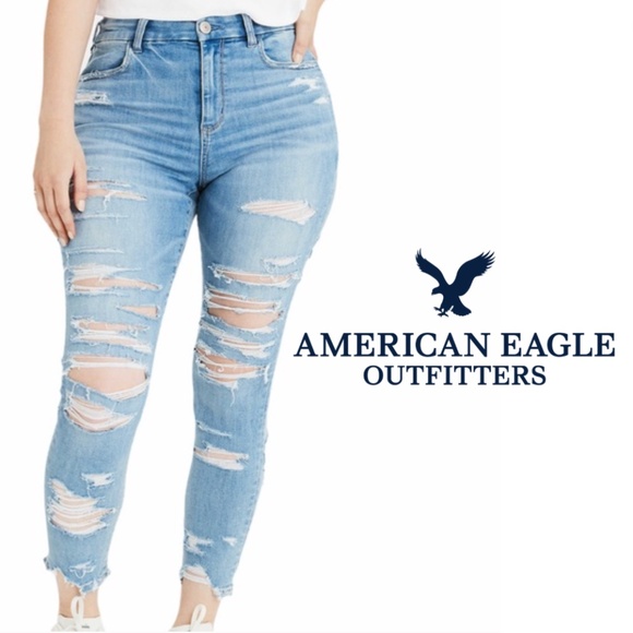 American Eagle Outfitters Denim - American Eagle Outfitters Ne(x)t Level Curvy High-Waisted Jegging Crop